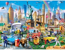 Master Pieces legpuzzel The Big Apple EZ Grip 300 stukjes puzzelplezier