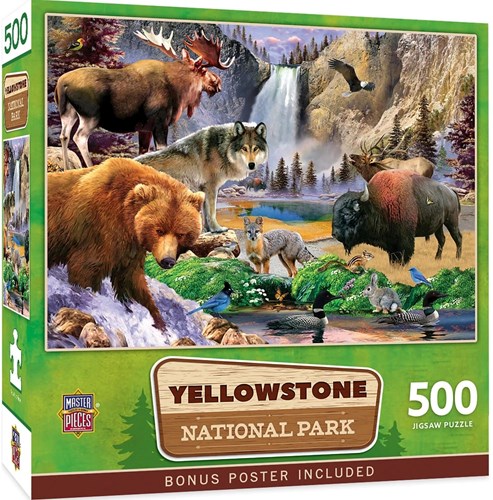 Master Pieces puzzle National Parks Yellowstone puzzle 500 pièces-2