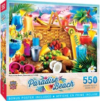 Master Pieces legpuzzel Paradise Beach picknick strand 500 stukjes-2