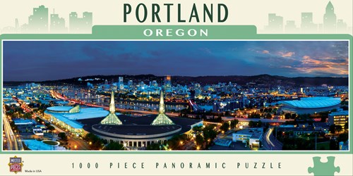 Master Pieces puzzle Portland Oregon - 1000 pièces panoramique