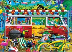 Master Pieces legpuzzel Van Life 1000 stukjes zoek en vind puzzel