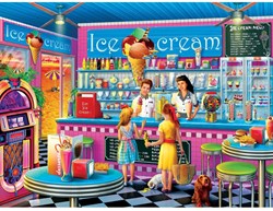 Master Pieces legpuzzel Anna's Ice Cream Parlor 750 stukjes puzzelplezier