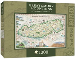 Master Pieces Xplorer Maps - Great Smoky Mountains -  Teile