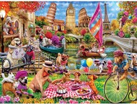 Master Pieces puzzel - XXL stukken - Dog Gone Days - 300 stukjes karton