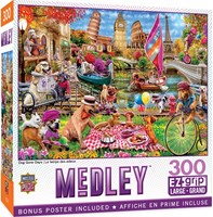 Master Pieces puzzel - XXL stukken - Dog Gone Days - 300 stukjes karton-2