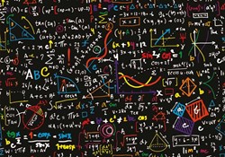 Magnolia puzzel Maths - 1000 stukjes legpuzzel multicolor