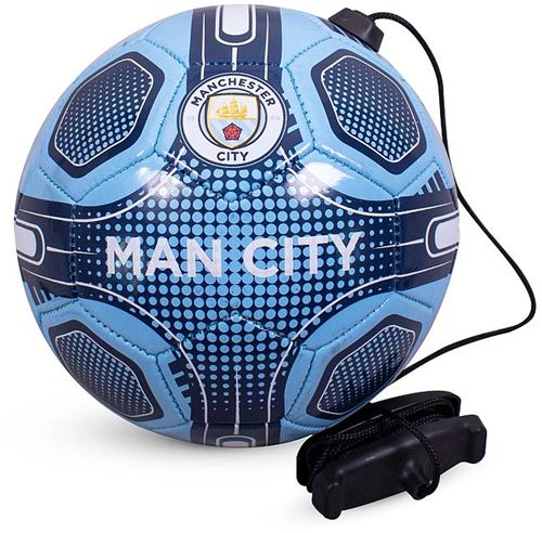 Team Merchandise voetbal skills trainer Manchester City maat 2 blauw