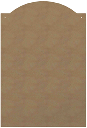 Gomille MDF figuur decoratieplaat 58 cm creatief knutselmateriaal