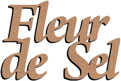 Gomille MDF figuur decoratie Fleur de Sel 58 cm creatief speelgoed
