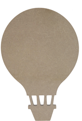 Gomille MDF figuur luchtballon - creatief speelgoed decoratie 26 cm
