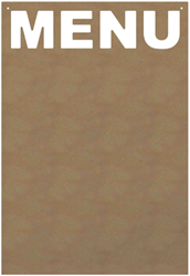 Gomille MDF figuur plaat knutselmenu 58 cm creatief speelgoed