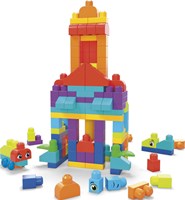 Mattel Mega Bloks blocs de construction - Grand sac de rangement 150 pièces jouet coloré-2