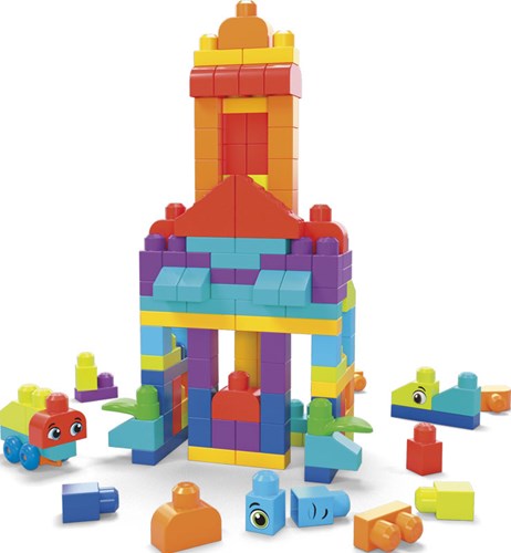 Mattel Mega Bloks blocs de construction - Grand sac de rangement 150 pièces jouet coloré-2
