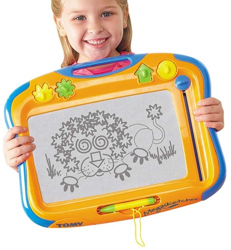 Tomy magisch tekenbord Megasketcher klassiek blauw voor kinderen-3
