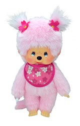 Monchhichi pop Cherry Blossom meisje 20cm knuffel speelgoed roze