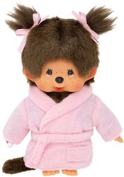 Monchhichi pop meisje badjas 20cm - knuffelpop speelgoed