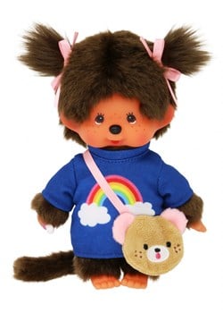 Monchhichi pop meisje Kawaii 20cm knuffel speelgoed multicolor