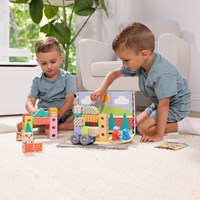 Spin Master houten blokkenset Blockables stad speelset 73-delig-3
