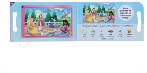 Melissa & Doug puzzle magnétique princesses - jouet de voyage enfants