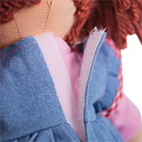 BigJigs stoffen pop Melody - zachte knuffelpop 34 cm voor kinderen-3