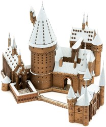 Metal Earth 3D bouwpakket Harry Potter Hogwarts kasteel sneeuw
