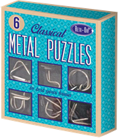 Retr-Oh 6 metalen brein puzzels / iq puzzel / breinbrekers spelletjes voor volwassenen & kinderen OP=OP-2