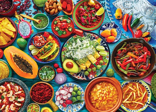 Eurografische Mexicaanse tafel (1000)