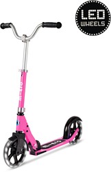 Micro kinderstep Cruiser LED roze - opvouwbaar met LED-wielen
