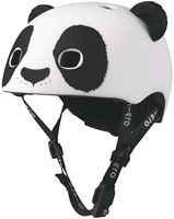 Micro casque vélo enfant 3D Panda avec lumière LED et fermeture magnétique