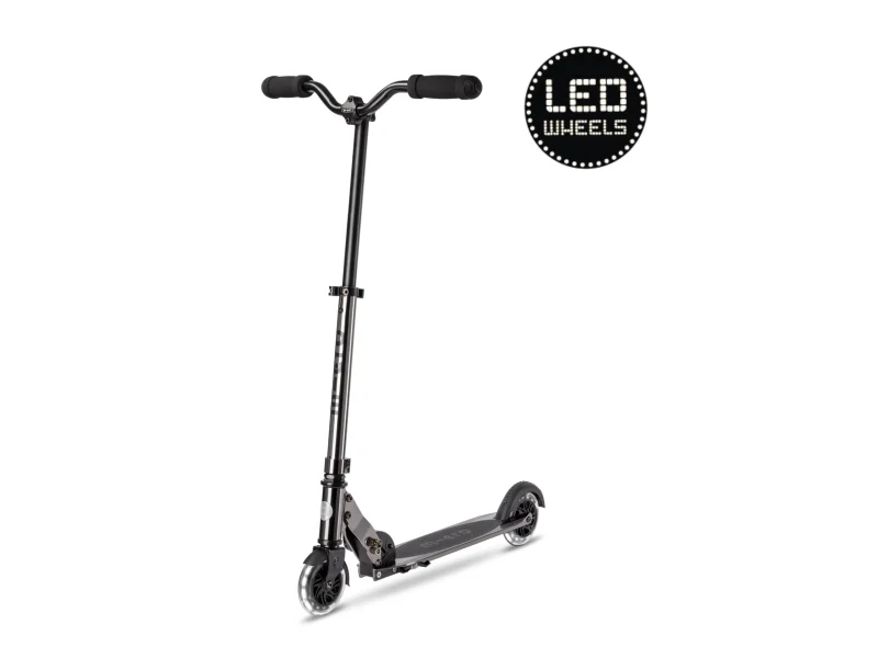 Micro step Sprite LED Neochrome Black - verstelbaar en opvouwbaar