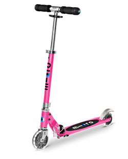 Micro step LED roze - Micro Sprite LED kinderstep verstelbaar