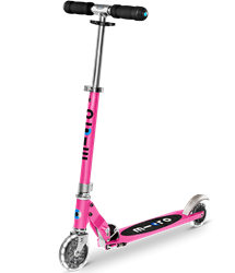 Micro step LED roze - Micro Sprite LED kinderstep verstelbaar