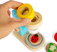 BigJigs microscope en bois jouet éducatif pour enfants - bois FSC-3