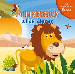 Lantaarn peuterboek wilde dieren kartonboek met flapjes