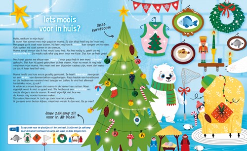 Lantaarn kerstboek kijk- en voelboekje voor peuters en baby's-2