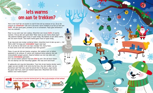 Lantaarn kerstboek kijk- en voelboekje voor peuters en baby's-3