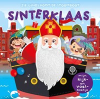 Kijk en voelboekje Sinterklaas kartonboek interactief prentenboek