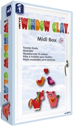 Feuchtmann pâte à modeler pour fenêtre - Midi Box avec formes d’animaux