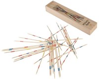 Planet Happy Mikado houten spel mini box 18 cm - behendigheidsspel