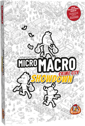 White Goblin Games jeu de société MicroMacro Crime City Showdown jeu de détective