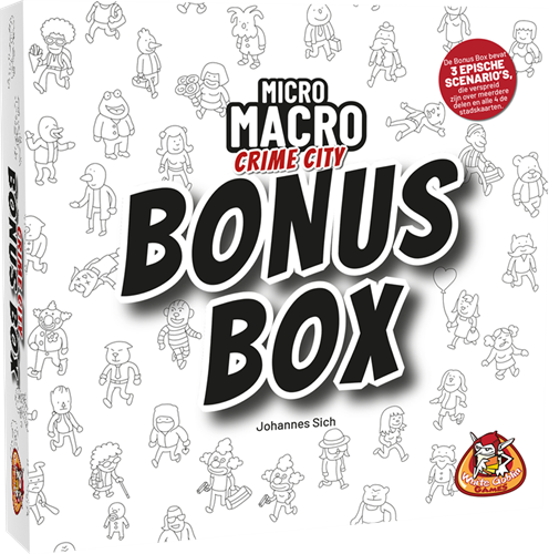 White Goblin Games bordspel MicroMacro Crime City Bonus Box uitbreiding