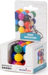 Recent Toys denkspel puzzel Mini Molecube breinbreker sleutelhanger