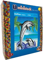 Ministeck jouet mosaïque dauphins XL boîte 1100 pièces créatif