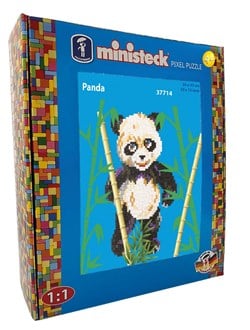 Ministeck jouet mosaïque Panda XL Box 1200 pièces créatif