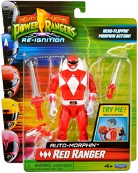 Power Rangers actiefiguur Auto-Morphin Red Ranger met accessoires