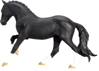 Mojo Horses speelgoed paard Hannoveraan Zwart - 387241