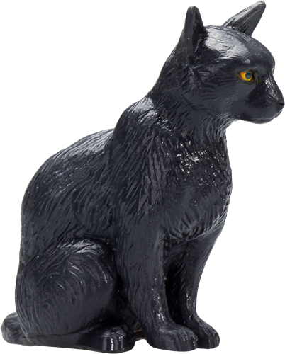Mojo Pets speelgoed Kat Zittend Zwart - 387372