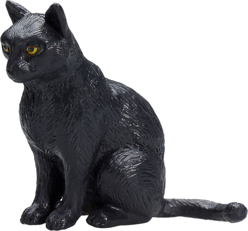 Mojo Pets speelgoed Kat Zittend Zwart - 387372-3