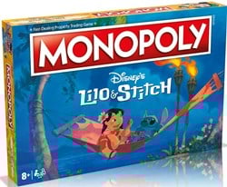 Hasbro Monopoly bordspel Lilo and Stitch editie voor kinderen en volwassenen