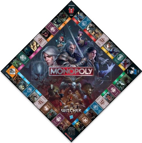 Hasbro jeu de société Monopoly édition The Witcher pour adultes-2
